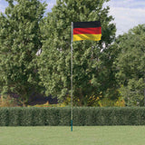 Vidaxl vlag met vlaggenmast duitsland 5,5 m aluminium