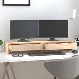 VidaXL Monitorstandaard 100x27x15 cm massief grenenhout