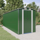 VidaXL Tuinschuur 192x606x223 cm gegalvaniseerd staal groen