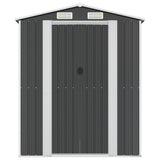 VidaXL Tuinschuur 192x191x223 cm gegalvaniseerd staal antracietkleurig