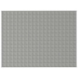 Vidaxl verzwaringsdeken 150x200 cm 11 kg stof grijs