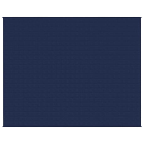 Vidaxl verzwaringsdeken 235x290 cm 15 kg stof blauw