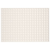 Vidaxl verzwaringsdeken 138x200 cm 6 kg stof lichtcrèmekleurig
