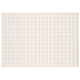 Vidaxl verzwaringsdeken 138x200 cm 10 kg stof lichtcrèmekleurig