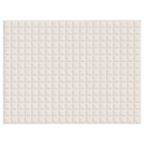 Vidaxl verzwaringsdeken 150x200 cm 7 kg stof lichtcrèmekleurig