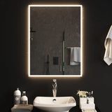 Vidaxl badkamerspiegel led 60x80 cm