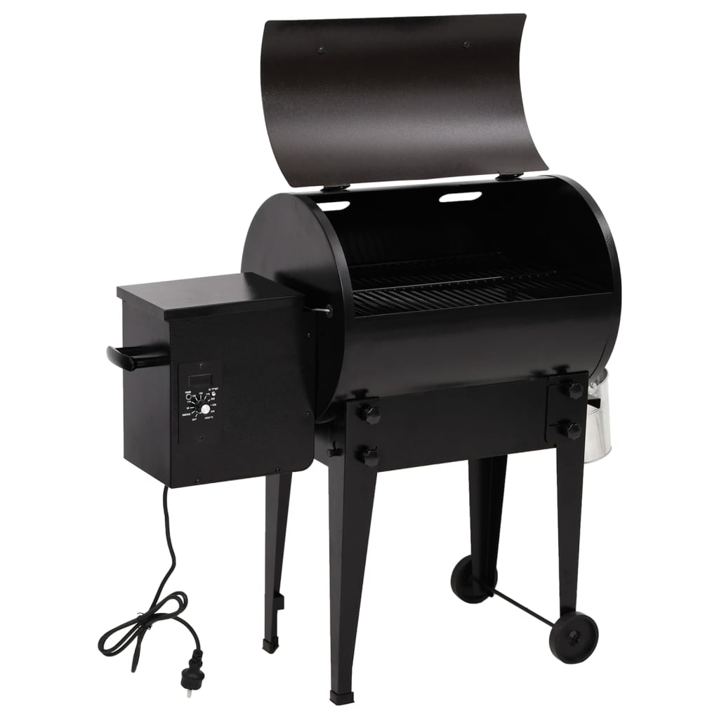 Vidaxl pelletbarbecue 94 cm ijzer zwart