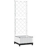 Vidaxl plantenbak met latwerk 40x40x121,5 cm polypropeen