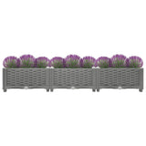 Vidaxl plantenbak verhoogd 120x40x23 cm polypropeen