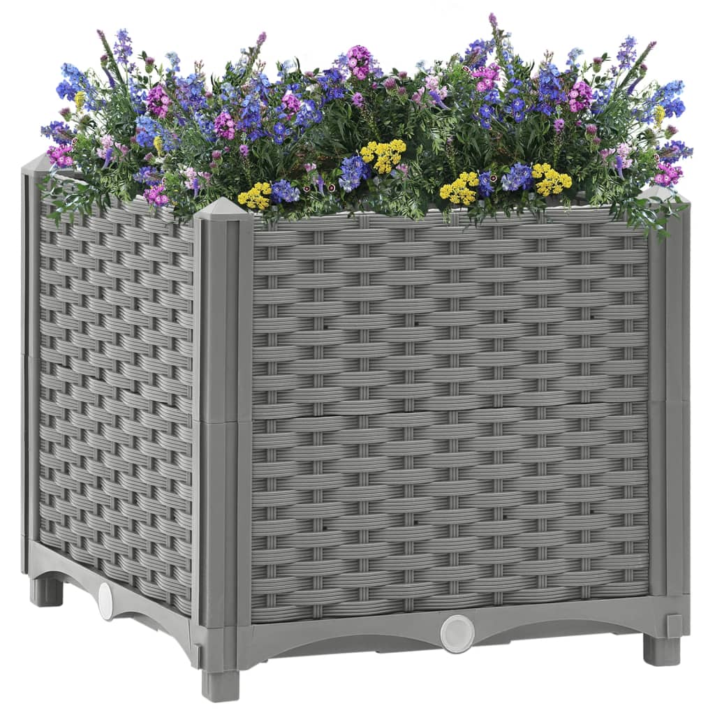 Vidaxl plantenbak verhoogd 40x40x38 cm polypropeen