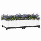 Vidaxl plantenbak verhoogd 80x40x23 cm polypropeen