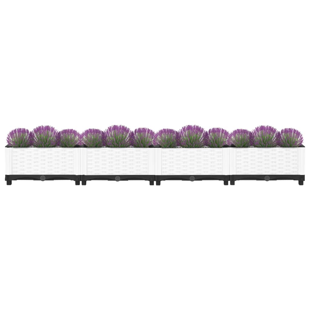 Vidaxl plantenbak verhoogd 160x40x23 cm polypropeen