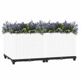 Vidaxl plantenbak verhoogd 80x40x38 cm polypropeen