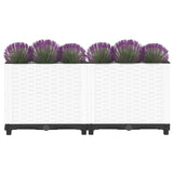 Vidaxl plantenbak verhoogd 80x40x38 cm polypropeen