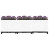 Vidaxl plantenbak verhoogd 120x40x38 cm polypropeen