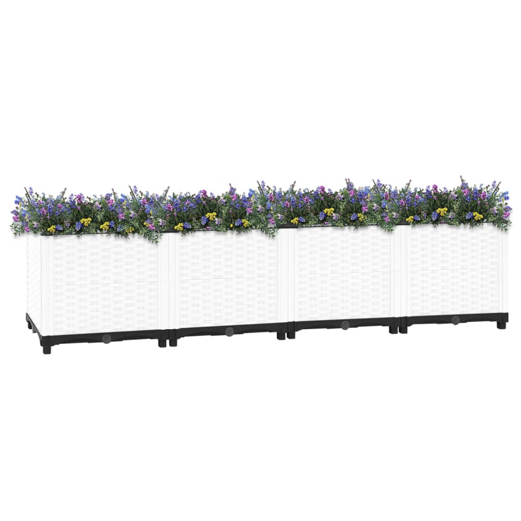 Vidaxl plantenbak verhoogd 160x40x38 cm polypropeen