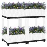 Vidaxl plantenbak verhoogd 80x40x71 cm polypropeen