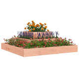 Vidaxl plantenbak 80x80x27 cm massief douglashout