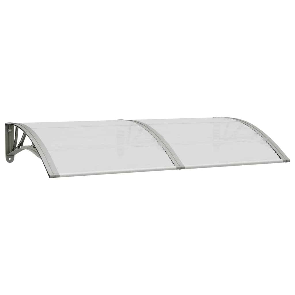 Vidaxl deurluifel 150x75 cm polycarbonaat grijs