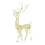 VidaXL Kerstversieringen rendier 3 st 120 cm acryl warmwit