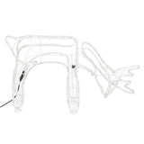 VidaXL Kerstfiguur rendier 2 st 73x31x45 cm warmwit