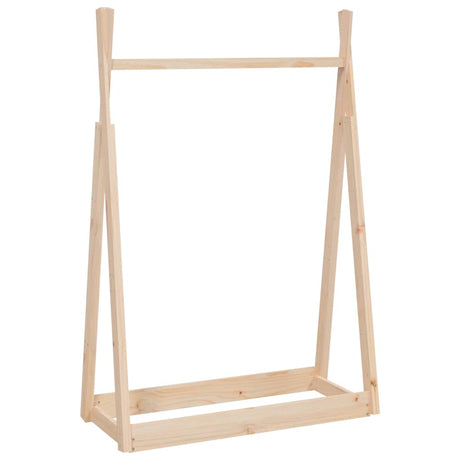 Vidaxl kledingrek 100x45x150 cm massief grenenhout