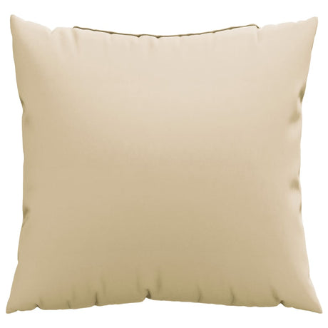 Vidaxl bankkussens 4 st 40x40 cm stof beige