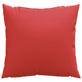 VidaXL Bankkussens 4 st 40x40 cm stof rood