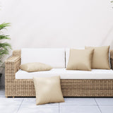 Vidaxl bankkussens 4 st 60x60 cm stof beige