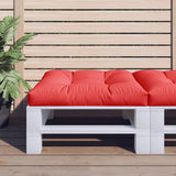 Vidaxl palletkussen 70x70x12 cm stof rood