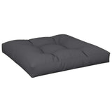 Vidaxl palletkussen 70x70x12 cm stof zwart