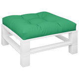 Vidaxl palletkussen 80x80x12 cm stof groen