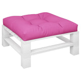 Vidaxl palletkussen 80x80x12 cm stof roze