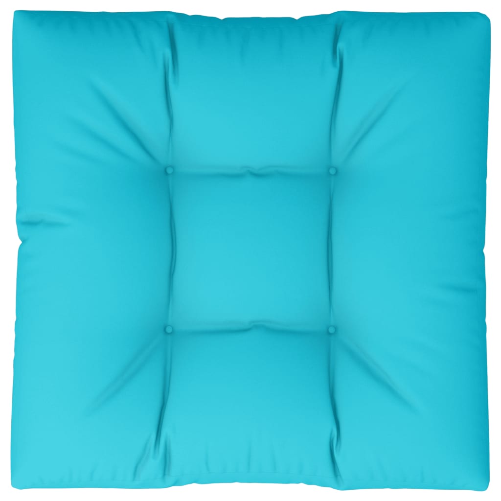 Vidaxl palletkussen 80x80x12 cm stof turquoise