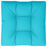 Vidaxl palletkussen 80x80x12 cm stof turquoise