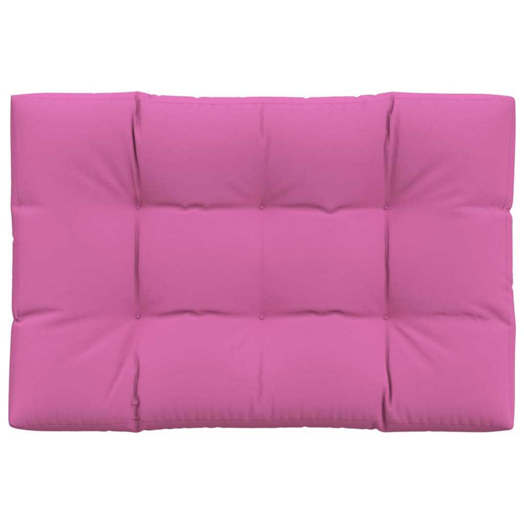 Vidaxl palletkussen 120x80x12 cm stof roze