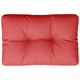 Vidaxl palletkussen 50x40x12 cm stof rood