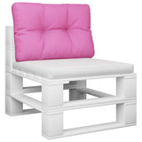 Vidaxl palletkussen 50x40x12 cm stof roze