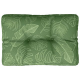 VidaXL Palletkussen 60x40x12 cm stof bladpatroon