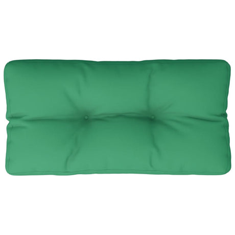VidaXL Palletkussen 70x40x12 cm stof groen