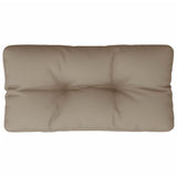 Vidaxl palletkussen 70x40x12 cm stof taupe