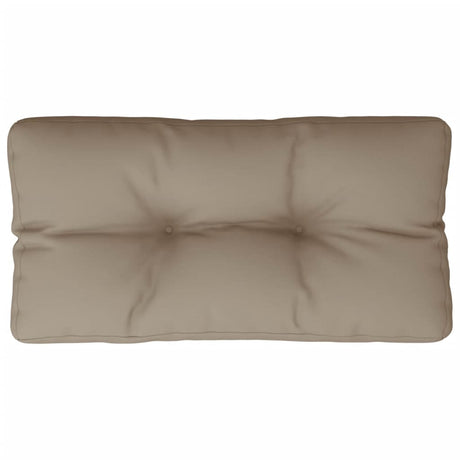 Vidaxl palletkussen 70x40x12 cm stof taupe