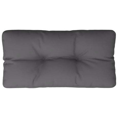 Vidaxl palletkussen 80x40x12 cm stof antracietkleurig