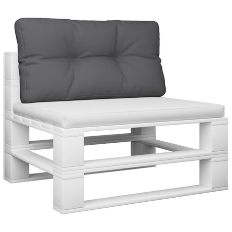 Vidaxl palletkussen 80x40x12 cm stof antracietkleurig