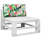 Vidaxl palletkussen 80x40x12 cm stof meerkleurig