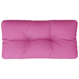 Vidaxl palletkussen 80x40x12 cm stof roze