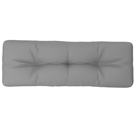 Vidaxl palletkussen 120x40x12 cm stof grijs