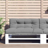 Vidaxl palletkussen 120x40x12 cm stof grijs