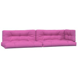 Vidaxl palletkussens 5 st stof  roze