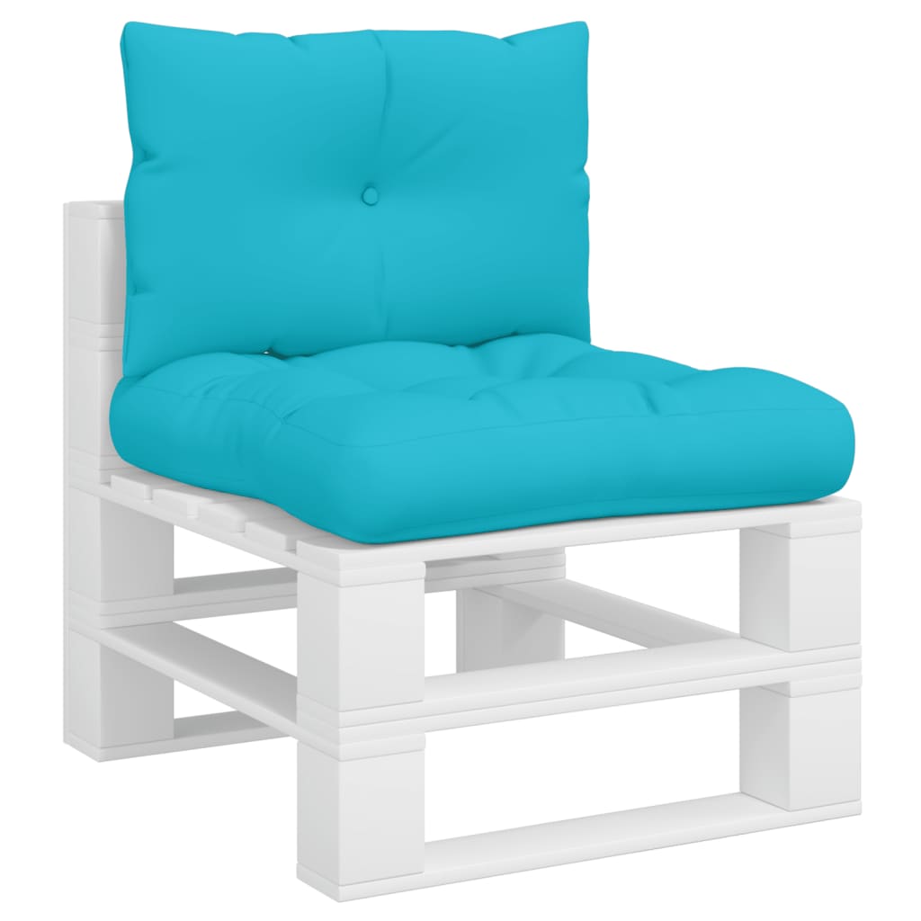 Vidaxl palletkussens 2 st oxford stof turquoise